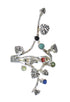 Southwestern Multicolor And Sterling Silver Jewelry Ring Size 4-1/4 YX75150